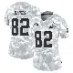 ＃82 Women's Brenden Bates Arctic Camo Limited Cleveland Browns 2024 Salute to Service Jersey