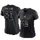 ＃82 Women's Brenden Bates Black Limited Cleveland Browns Reflective Jersey