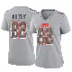 ＃82 Women's Brenden Bates Gray Game Cleveland Browns Atmosphere Fashion Jersey