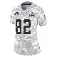 ＃82 Women's Ozzie Newsome Arctic Camo Limited Cleveland Browns 2024 Salute to Service Jersey