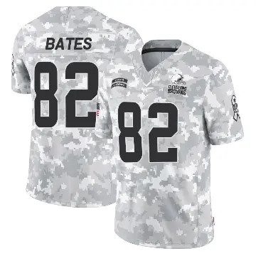 ＃82 Youth Brenden Bates Arctic Camo Limited Cleveland Browns 2024 Salute to Service Jersey