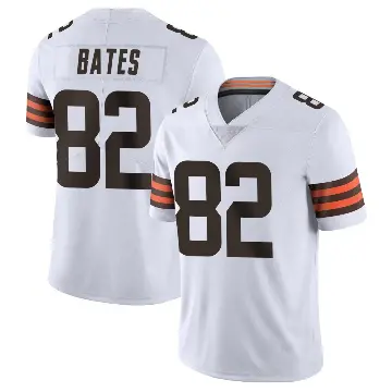 ＃82 Youth Brenden Bates White Limited Cleveland Browns Vapor Untouchable Jersey