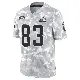 ＃83 Men's Kisean Johnson Arctic Camo Limited Cleveland Browns 2024 Salute to Service Jersey