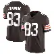＃83 Men's Kisean Johnson Brown Limited Cleveland Browns Team Color Vapor Untouchable Jersey
