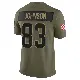 ＃83 Men's Kisean Johnson Olive Limited Cleveland Browns 2025 Salute to Service Jersey