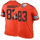 ＃83 Men's Kisean Johnson Orange Legend Cleveland Browns Inverted Jersey