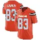 ＃83 Men's Kisean Johnson Orange Limited Cleveland Browns Alternate Vapor Untouchable Jersey