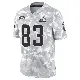 ＃83 Men's Malachi Corley Arctic Camo Limited Cleveland Browns 2024 Salute to Service Jersey