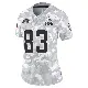 ＃83 Women's Kisean Johnson Arctic Camo Limited Cleveland Browns 2024 Salute to Service Jersey