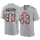 ＃83 Youth Kisean Johnson Gray Game Cleveland Browns Atmosphere Fashion Jersey