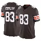 ＃83 Youth Malachi Corley Brown Limited Cleveland Browns Vapor F.U.S.E. Jersey
