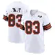 ＃83 Youth Malachi Corley White Game Cleveland Browns 1946 Collection Alternate Jersey