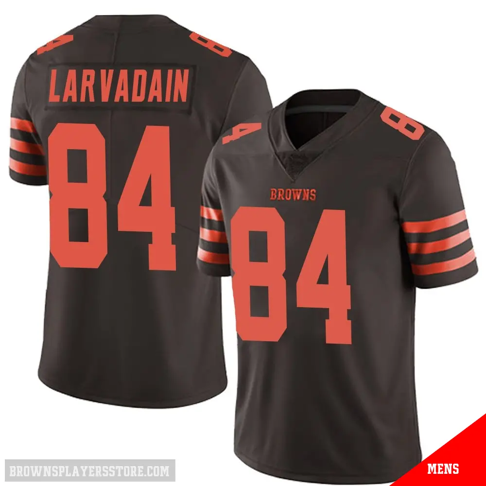 ＃84 Men's Gage Larvadain Brown Limited Cleveland Browns Color Rush Jersey