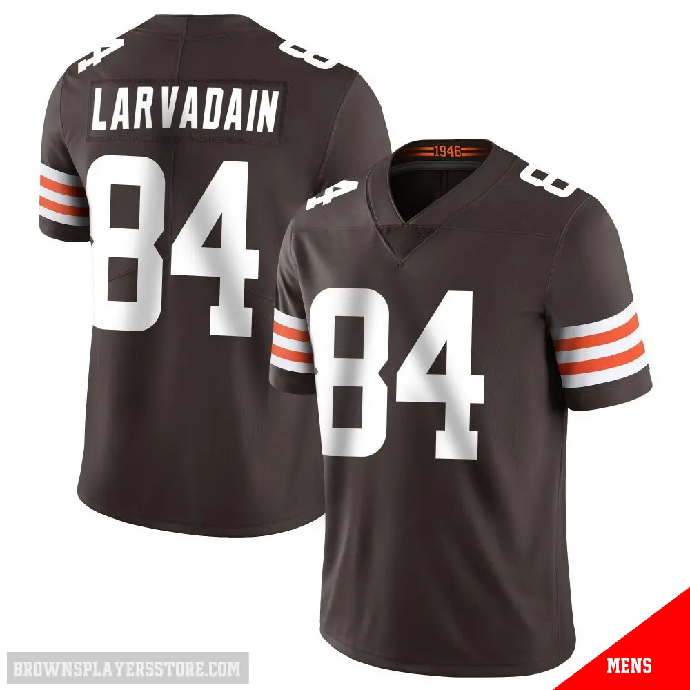 ＃84 Men's Gage Larvadain Brown Limited Cleveland Browns Team Color Vapor Untouchable Jersey