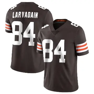 ＃84 Men's Gage Larvadain Brown Limited Cleveland Browns Team Color Vapor Untouchable Jersey