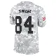 ＃84 Men's Geoff Swaim Arctic Camo Limited Cleveland Browns 2024 Salute to Service Jersey