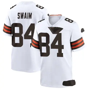 ＃84 Men's Geoff Swaim Brown Limited Cleveland Browns Color Rush Jersey