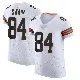 ＃84 Men's Geoff Swaim White Elite Cleveland Browns Vapor Jersey