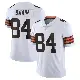 ＃84 Men's Geoff Swaim White Limited Cleveland Browns Vapor Untouchable Jersey