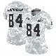 ＃84 Women's Gage Larvadain Arctic Camo Limited Cleveland Browns 2024 Salute to Service Jersey