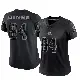 ＃84 Women's Gage Larvadain Black Limited Cleveland Browns Reflective Jersey