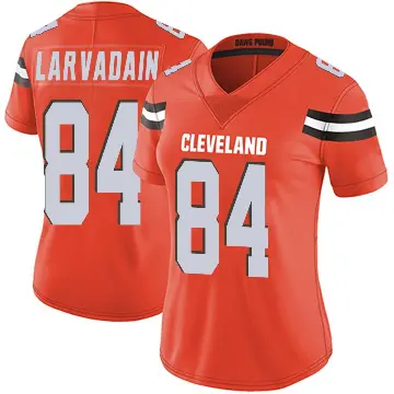 ＃84 Women's Gage Larvadain Orange Limited Cleveland Browns Alternate Vapor Untouchable Jersey