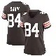 ＃84 Women's Geoff Swaim Brown Game Cleveland Browns Team Color Jersey