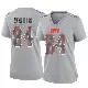 ＃84 Women's Geoff Swaim Gray Game Cleveland Browns Atmosphere Fashion Jersey