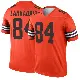 ＃84 Youth Gage Larvadain Orange Legend Cleveland Browns Inverted Jersey