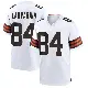 ＃84 Youth Gage Larvadain White Game Cleveland Browns Jersey