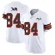 ＃84 Youth Geoff Swaim White Limited Cleveland Browns Vapor 1946 Collection Alternate Jersey