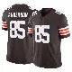 ＃85 Men's Aaron Anderson Brown Limited Cleveland Browns Vapor F.U.S.E. Jersey