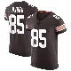 ＃85 Men's David Njoku Brown Elite Cleveland Browns Vapor Jersey