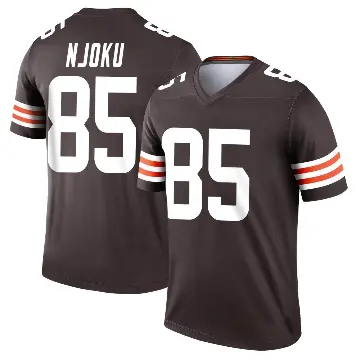 ＃85 Men's David Njoku Brown Legend Cleveland Browns Jersey