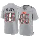 ＃85 Men's David Njoku Gray Game Cleveland Browns Atmosphere Fashion Jersey