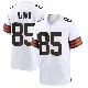 ＃85 Men's David Njoku White Game Cleveland Browns Jersey