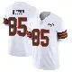 ＃85 Men's Isaiah Wooden White Limited Cleveland Browns Vapor 1946 Collection Alternate Jersey