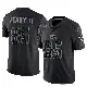 ＃85 Men's Jermaine Terry II Black Limited Cleveland Browns Reflective Jersey