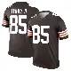 ＃85 Men's Jermaine Terry II Brown Legend Cleveland Browns Jersey