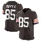 ＃85 Men's Jermaine Terry II Brown Limited Cleveland Browns Team Color Vapor Untouchable Jersey