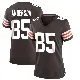 ＃85 Women's Aaron Anderson Brown Game Cleveland Browns Team Color Jersey