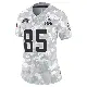 ＃85 Women's David Njoku Arctic Camo Limited Cleveland Browns 2024 Salute to Service Jersey