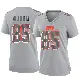 ＃85 Women's David Njoku Gray Game Cleveland Browns Atmosphere Fashion Jersey