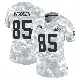 ＃85 Women's Isaiah Wooden Arctic Camo Limited Cleveland Browns 2024 Salute to Service Jersey
