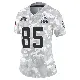 ＃85 Women's Isaiah Wooden Arctic Camo Limited Cleveland Browns 2024 Salute to Service Jersey