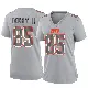 ＃85 Women's Jermaine Terry II Gray Game Cleveland Browns Atmosphere Fashion Jersey