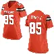 ＃85 Women's Jermaine Terry II Orange Game Cleveland Browns Alternate Jersey