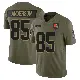 ＃85 Youth Aaron Anderson Olive Limited Cleveland Browns 2025 Salute to Service Jersey