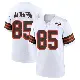＃85 Youth Aaron Anderson White Game Cleveland Browns 1946 Collection Alternate Jersey