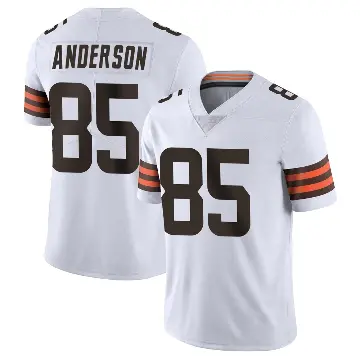 ＃85 Youth Aaron Anderson White Limited Cleveland Browns Vapor Untouchable Jersey